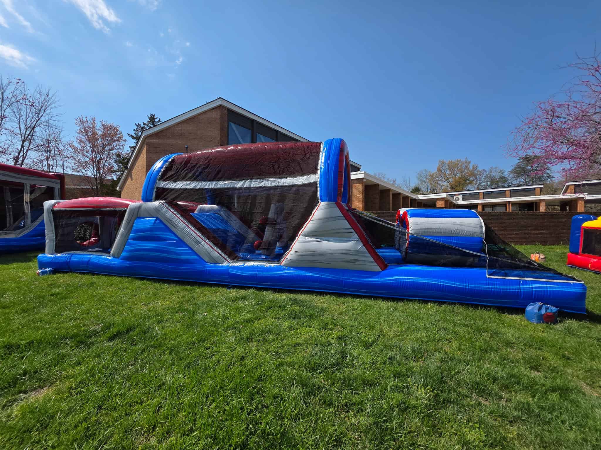 Inflatable water slide rental for outdoor parties and events. Perfect for kids' entertainment and su.